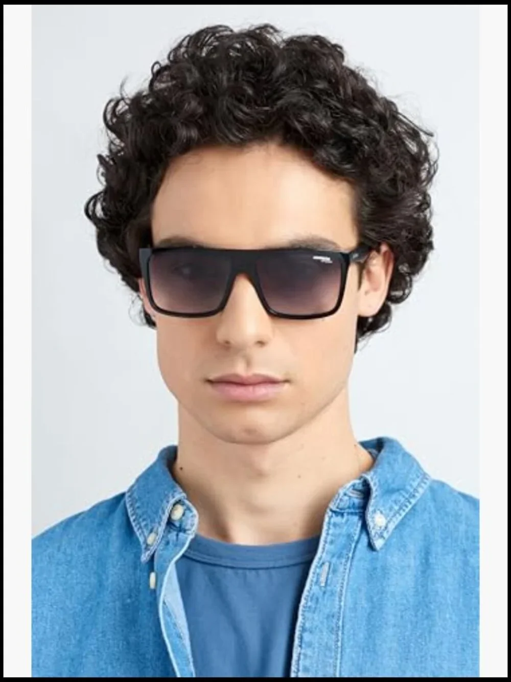 Plastic Frame Polycarbonate Lens Sunglasses